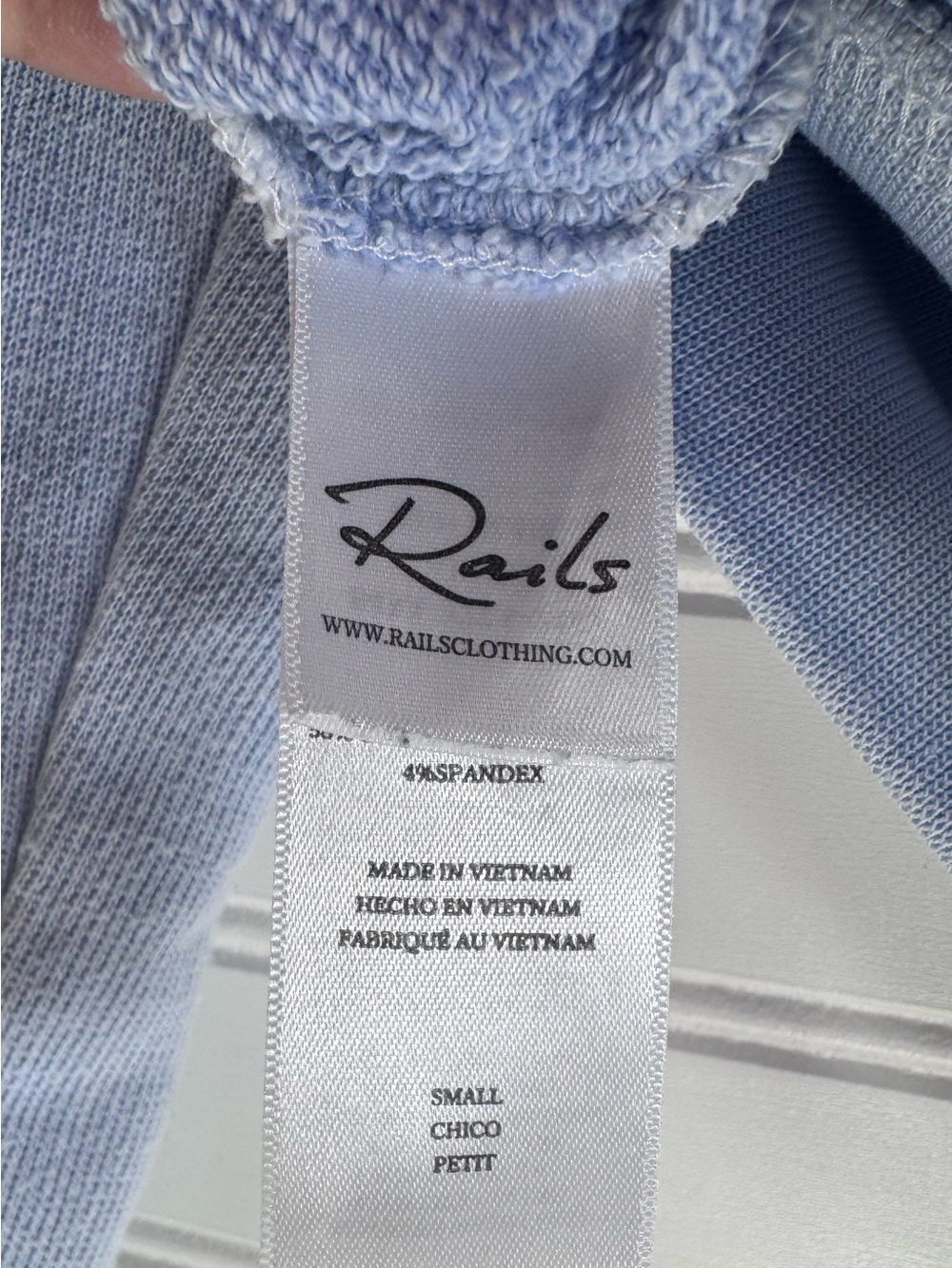 Rails Alice Zen Blue Relaxed Sweatshirt Size S - Picture 6 of 8